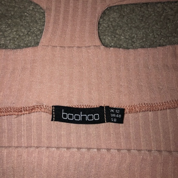 BOOHOO light pink bodysuit NEVER WORN US 8 - Picture 2 of 3